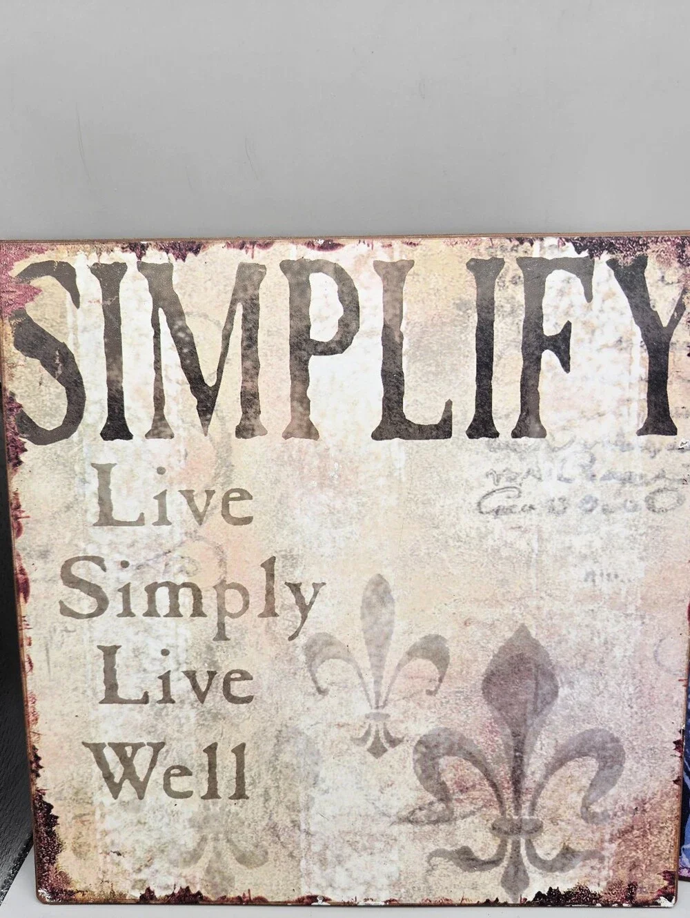 Simplify & Family Metal Wall Art Set - Set of 2